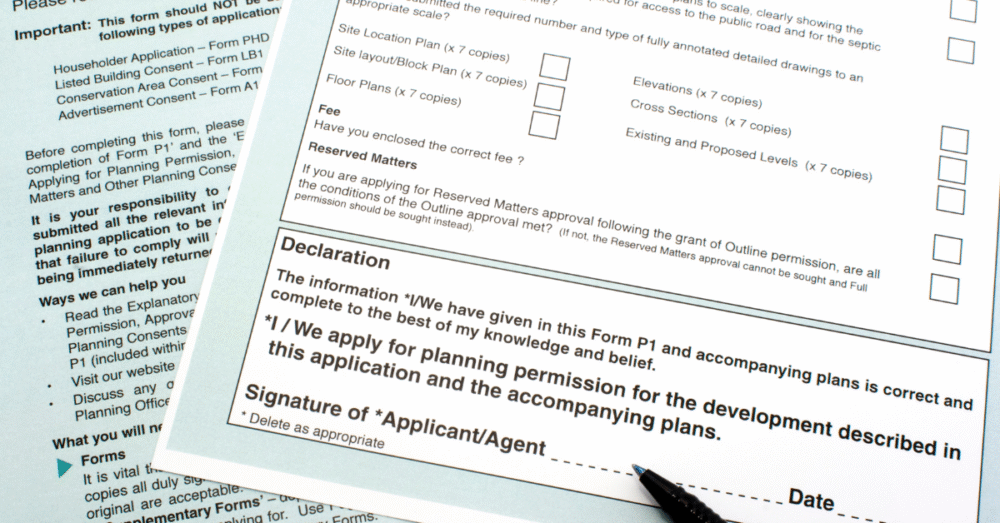 Crucial forms on commercial planning permission for shop fronts.