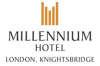 Millennium Hotel Logo, Previous London Shop Front Clients.