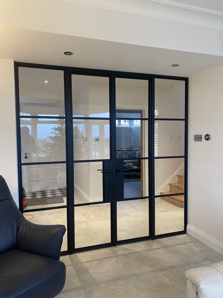 Sleek Interior Crittall Door Installed by London Shop Fronts.